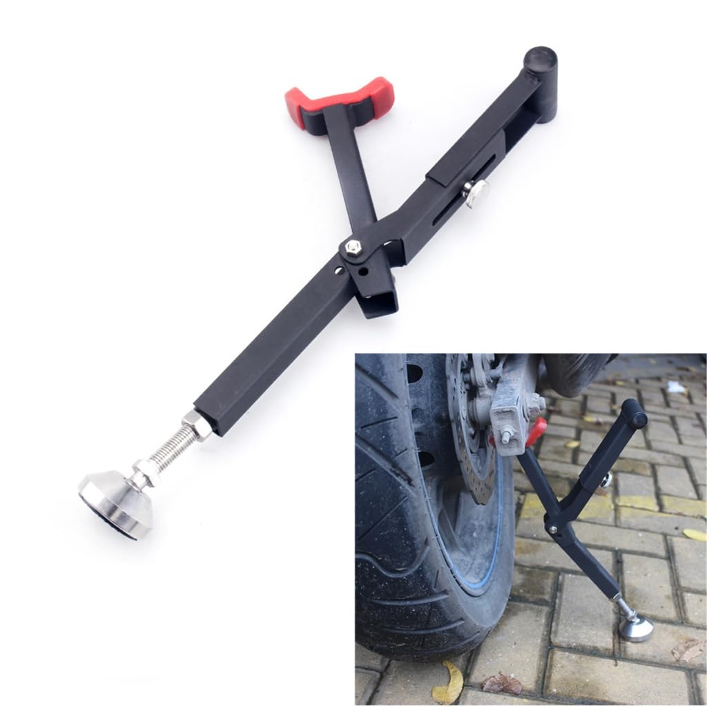 Support pliable pour roues avant et arrière de moto - Outil de rangement de garage haute résistance