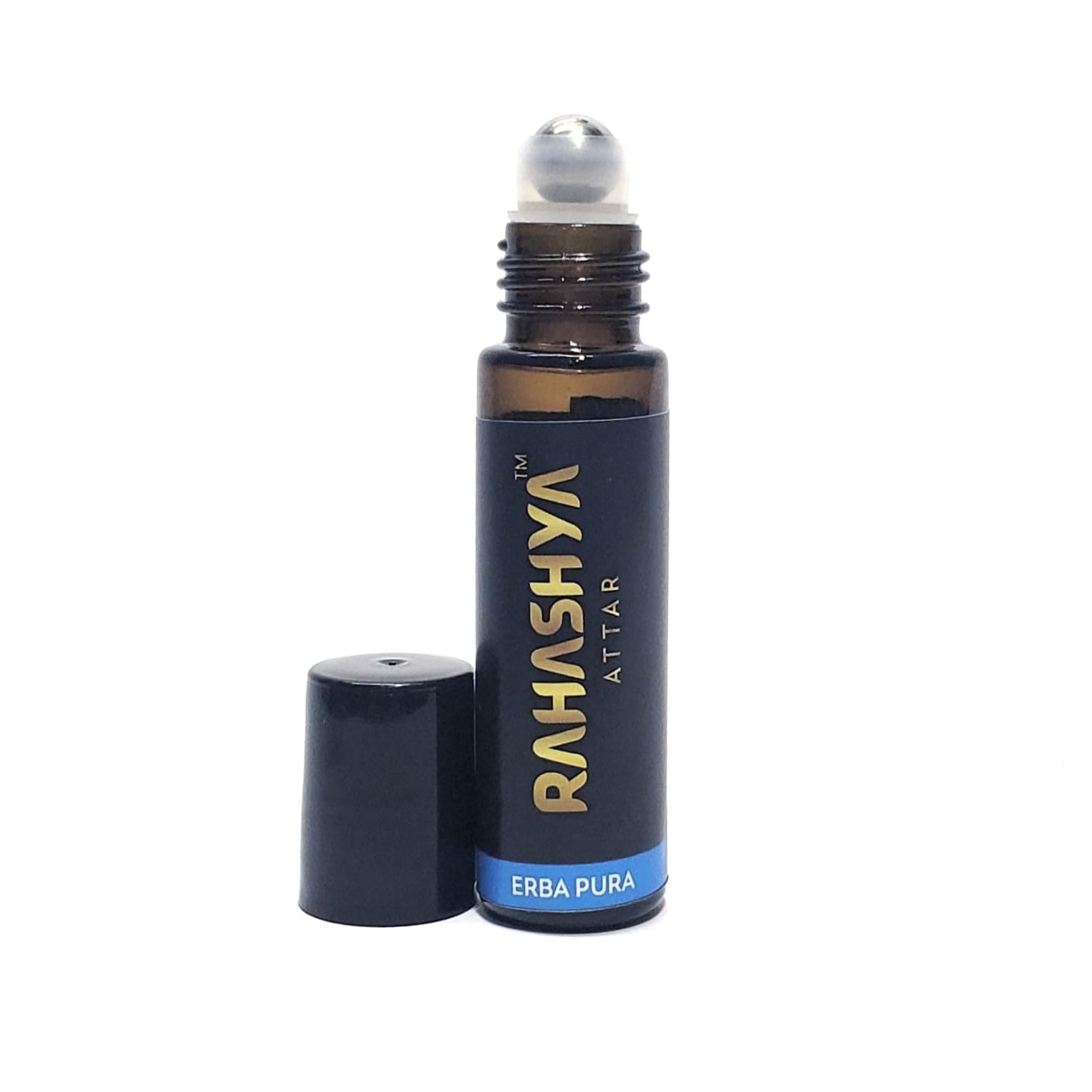 Rahashya Erba Pura Attar,10 ml | Blended Iconic Attar long lasting Attar | For Unisex Worship & Religious and Personal Use