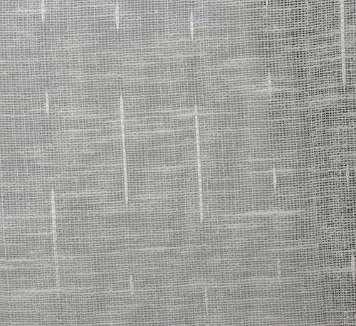 Image of Exporthub Cotton Sheer Curtains 9 feet Long Set of 2 for Long Door Curtains Cream Color - (EHSPR063 94)