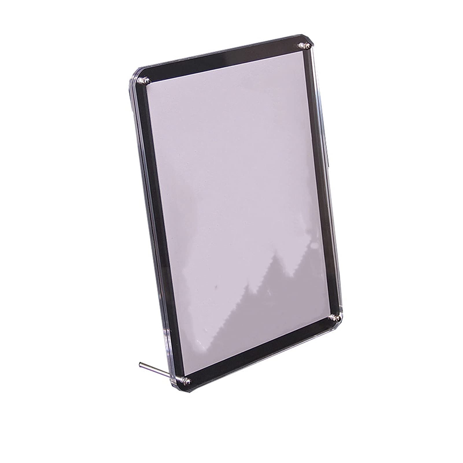 TAOT L-Frames A4 Clear Acrylic Cetificate Holders Frames (Round Corner) Picture Frames (Color : Clear, Size : A4)