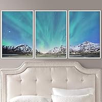 3 Piece Framed Canvas Wall Art Dayspring Canvas Prints Home Artwork Decoration for Living Room,Bedroom - 16