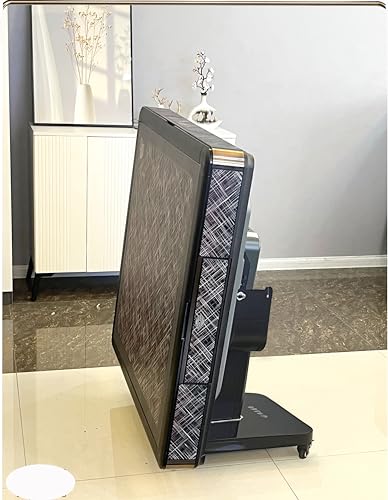 Mesa automática ultrafina de Mahjong con tapa dura y ruedas miniatura 5