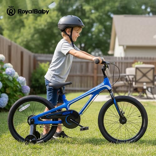 Image of RoyalBaby Kids Bike Lightweight Magnesium Alloy, 14 16 18 Inch Children's Bicycle for Boys Girls Ages 3-9