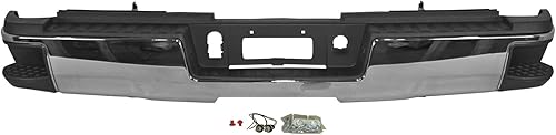 MBI AUTO - Ensamblaje de parachoques trasero cromado, compatible con Chevy Silverado 2015-2019 y GMC Sierra 2500 3500 Dually 15-19, GM1103188