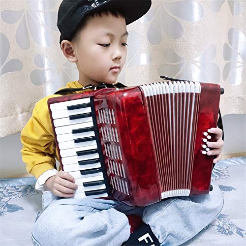 DXENXPG Kid's Accordeon 22 toetsen Accordeon 8 bas kinderen studenten beginners beginners volwassenen kleine… - Image 5