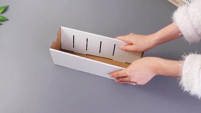 Image of Teenyyou 30 Sets Cardboard Parts Bins Boxes Kraft Cardboard Storage Bins with Dividers for Parts Shelves Stem Project Online Store Inventory Organized(White,12 x 4 x 4 Inches) (Pack of 2)