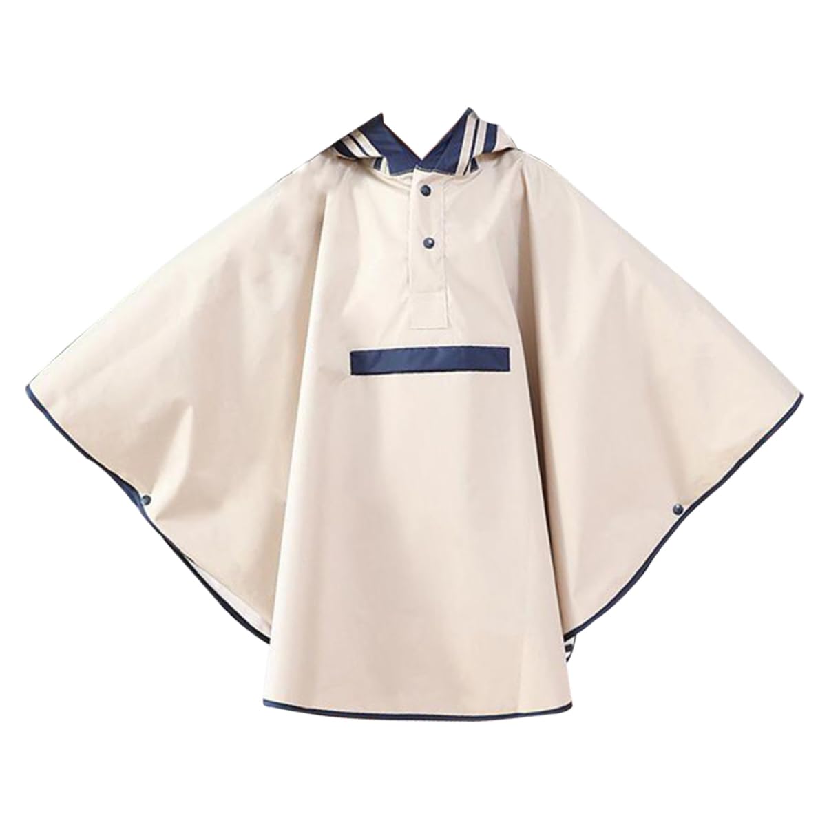 ropa de lluvia para niñas traje de lluvia capa impermeable abrigo pantalones impermeables poncho Poncho con capucha para Navy