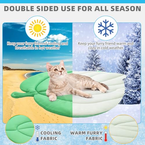 KOOLTAIL Tapete de resfriamento para cães, almofada de resfriamento dupla face atualizada para cães,