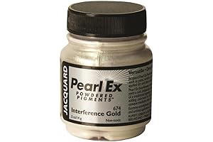 Interference Gold Powder for Creative Excellence | Pearl Ex Powdered Pigment