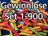 Röllchenlose bunt gemischt, Set 1-900