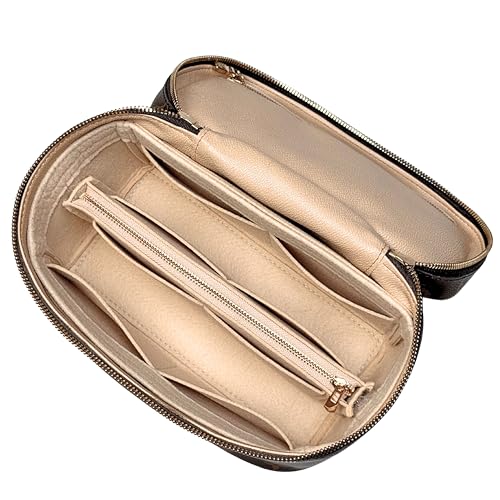 Premium Purse Organizer compatible with Nice BB/Mini/Nano Organizer Insert with Detachable Zipper Pouch - Handmade Perfect Fit with Round Corners, +24 Shades (Hot Magenta, Nice BB)