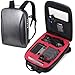 PONYRC Mavic 4 Pro Case Backpack, Waterproof Travel Case Hard Shell Shoulder Bag for DJI Mavic 4 Pro Creator/Fly More Combo, Fits for DJI RC 2/ RC Pro 2, Batteries, Charging Hub &Other Accessories