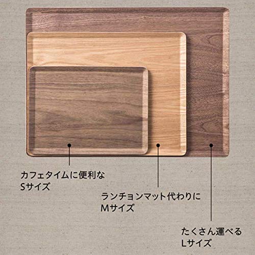 Amazon｜ニトリ 滑り止め加工 木製トレーM ナチュラル ヤナギ(360280