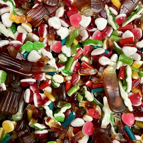 Halal Gummy Sweet Mix 1kg Share Bag By The Gourmet Sweet Company