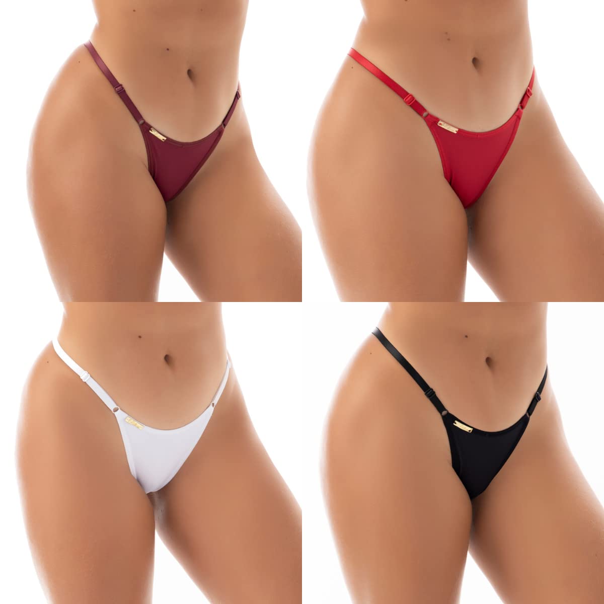 Kit 4 Calcinhas Tangas Fio Dental com Regulagem | Tanga Sol em promoção! Veja a oferta e mais achadinhos de Moda íntima 2 Hoje é o melhor dia para comprar Kit 4 Calcinhas Tangas Fio Dental com Regulagem | Tanga Sol com aquele preço maroto! Promoção! Aproveite a oferta! 2