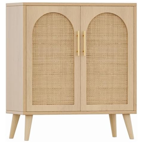 Rovaurx Rattan Storage Cabinet BMGZ108M Cover