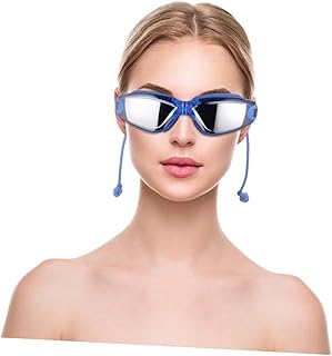 Outanaya Gogle Óculos De Enfermagem Óculos De Natação Touca De Natação Conjunto De Roupa Feminina Óculos De Natação Adulto Óculos De Natação Óculos De Natação Feminino Óculos De Natação