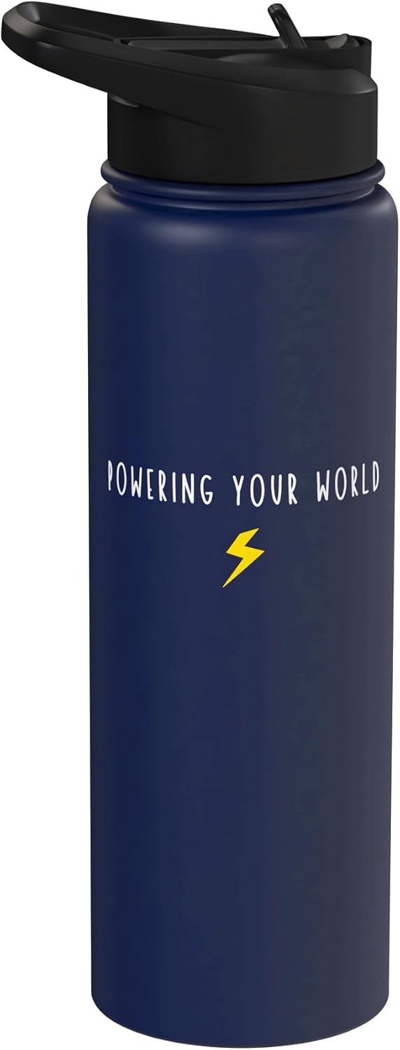 Electrician funny quote Stainless Steel Insulated Water Bottle