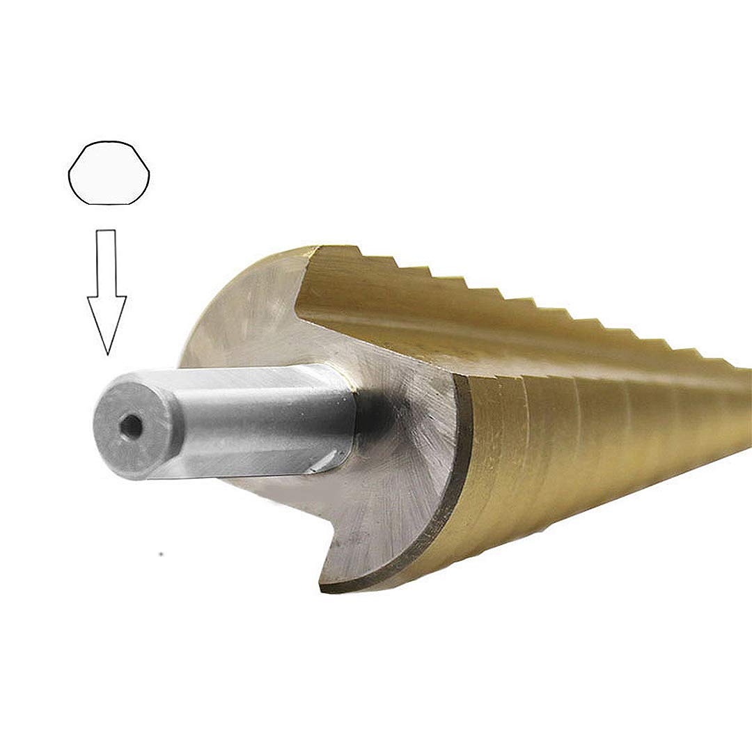 ポールセッティング用ドリルビット/Φ32mm L540mm Amazon.co.jp: XIZONLIN の高速鋼鉄ステップ円錐形のドリル