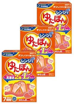 ゆたぽんページ Amazon.co.jp: レンジでゆたぽん Lサイズ ぽかぽか快適睡眠 3個