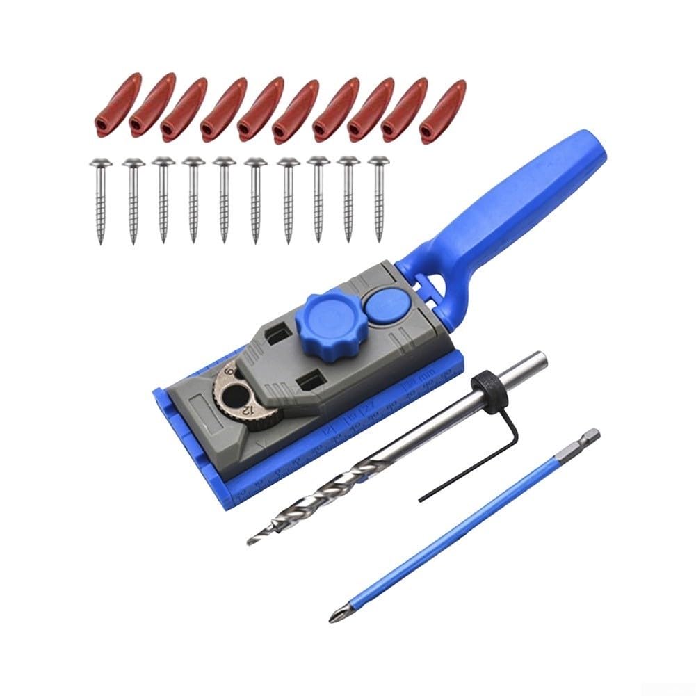 de Taladro para Madera con Espigas 6-10mm Precisión de Taladro(25PCS)