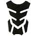CICMOD 3D Motorrad Tank Aufkleber Tankschutz Pad KIT Universal fit für BMW Suzuki Honda Kawasaki Yamaha Harley usw. (Silber)