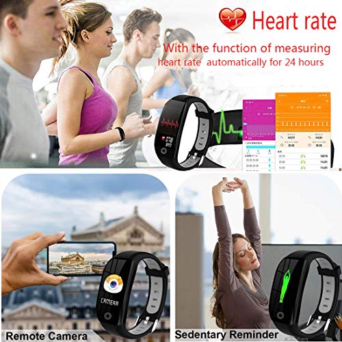 Puzeshun Fitness Tracker Smart Watch Sports Watch Bracelet 1.14 Inch Color Screen Ip68 Waterproof Step Calorie Counter Sleep Monitoring Pedometer Watches Activity Trackers For Women Men Kids #TOP3