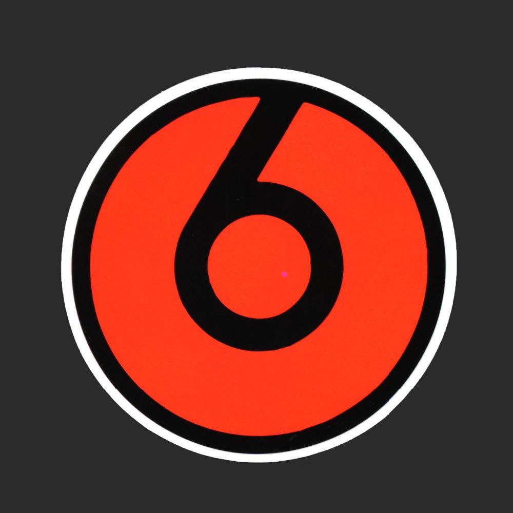 GADGETS WRAP Black and Red Single Funny Color Sticker Car Styling Stickers Luggage Skateboard Cool Circular Home Decor Decals