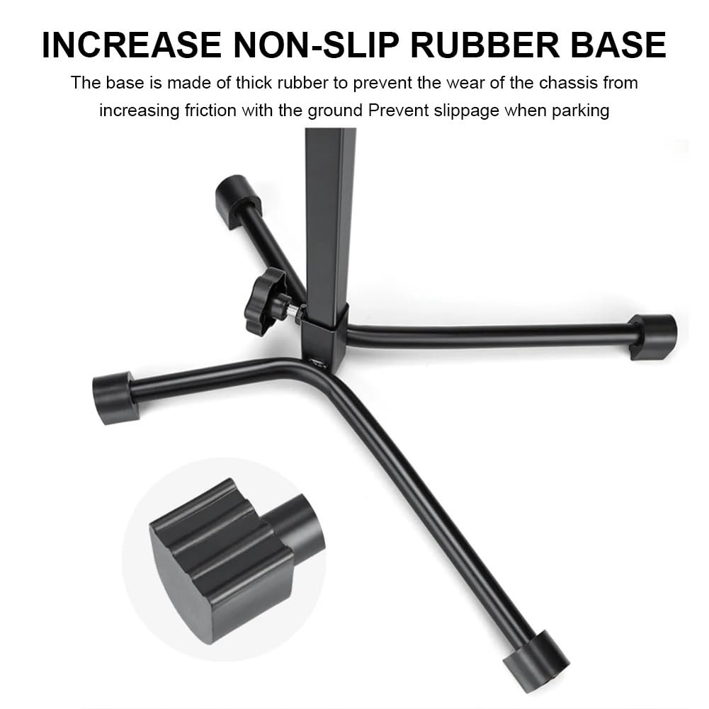 Soporte Bicicleta Soporte de aluminio for bicicletas, soporte reparación metal, mantenimiento for almacenamiento en garaje interior, desmontable