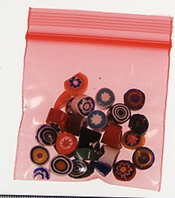 Generic 600pcs Mini Zip-Top COLOR TINTED Baggies - FULL SIZE: 1.5