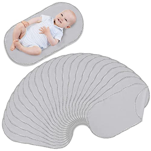15 Pieces Washable Changing Pad Liners 12 X 24 Inch Waterproof Changing Table Covers Soft Reusable Leakproof Baby Changing Mat Large Portable Diaper Changing Pads Sheet Pack For Boys Girls (Gray) #TOP22