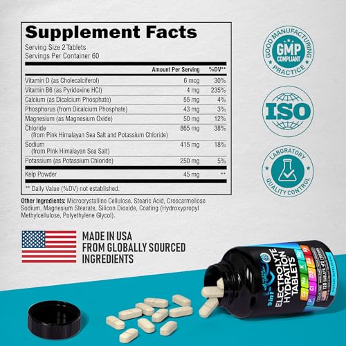 Nutraharmony NHE-120 Electrolytes - Electrolyte Tablets thumb #5