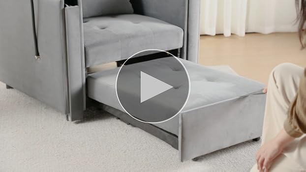 Amazon.com: Sofa Bed, 4-in-1 Convertible Single Sofa Chair Bed