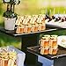 60 Pcs Small Glass Jars with Airtight Lids, 1.5 oz Mini Honey Jars for Wedding Favor, Baby Shower, Small Hexagon Candle Jars for Making Candles, Body Butter, Jam, Spices, Herbs, DIY Gift, Honey Pot