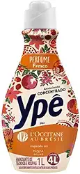 Ypé Amaciante Concentrado Perfume Fresco Loccitane au Brésil, Inspirado em Ninfa Águas, 1L Rende 4L