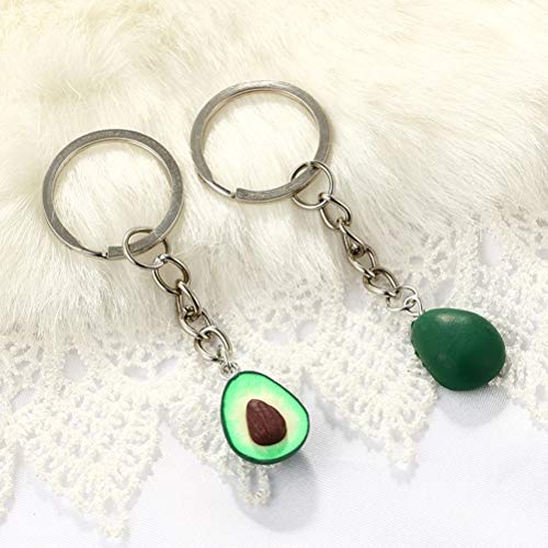 TENDYCOCO 2pcs avocado portachiavi set ciondolo