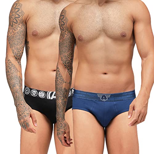 Image of Zoiro Men's Brief | Soft Band | Soft No-Marks Elastic | Breathable Innerwear | Pack of 1 | Color May Vary