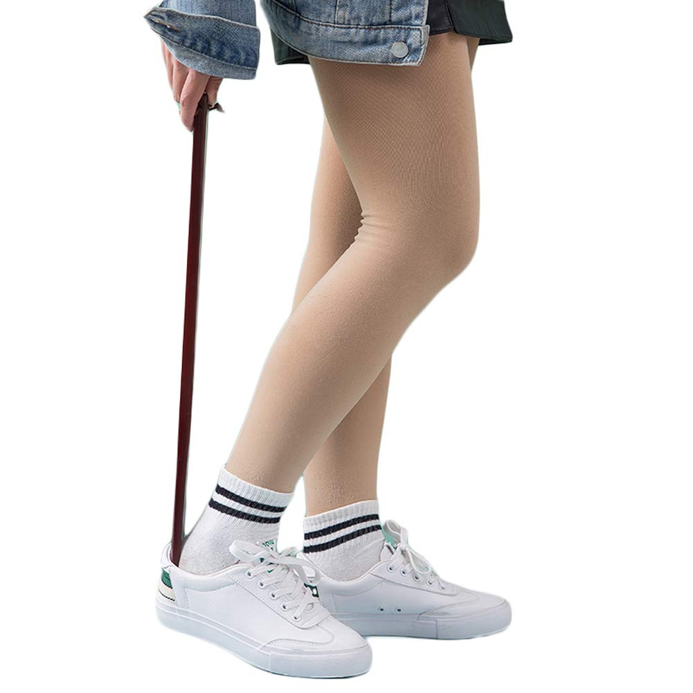 HMTE Calzador Largo - Calzador de Madera con Mango extralargo de 21,25 Pulgadas para Hombres, Mujeres, niños, Botas y Todos los Zapatos (A 55CM/21,25in)