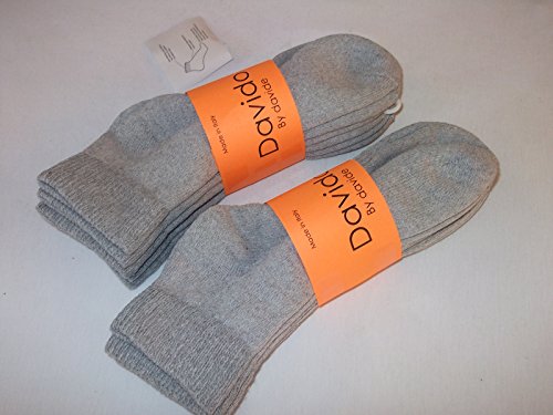davido Diabetic Mens Socks ankle/quarter made in Italy 100% cotton 6 pairs4