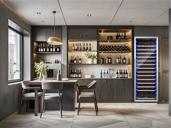 Stainless Steel Wine Cooler Refrigerator