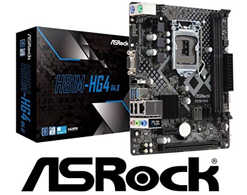 Placa-Mae Micro ATX INTEL LGA 1150 4ª GERAÇÃO - DDR3 Dual Channel - D-SUB/HDMI - USB 3.0, ASRock, H8