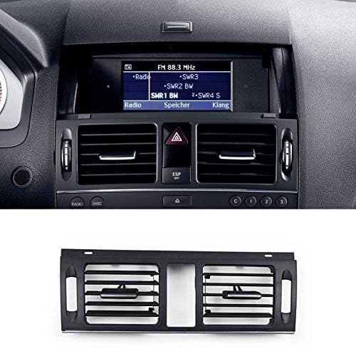 TTCR-II Compatible with Mercedes W204 AC Vent, for C Class AC Vent 2008-2011, 1 PC Front Center Air Grille Replacement for W204 C300 C350 C63 AMG 2008-2011 (High-end Model)