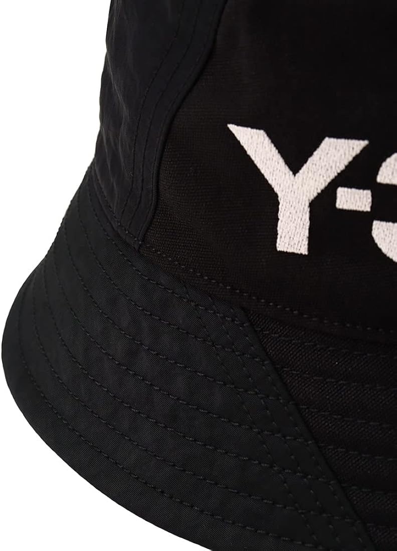 Amazon | (ワイスリー) Y-3 ロゴ刺繍 バケットハット BUCKET HAT