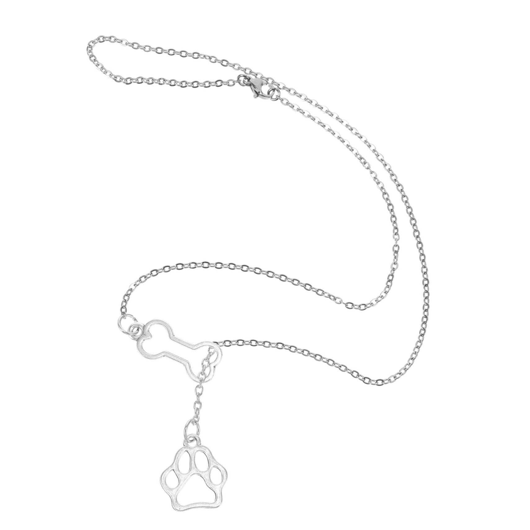 balacoo Cartoon Pendant Necklace for Dogs Unique Pet Decorative Chain Comfortable Fit Fashionable Sturdy Jewelry