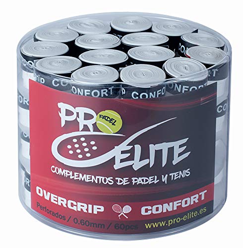 overgrips Pro Elite Confort Perforados Bote de 60 unds. (Blanco)