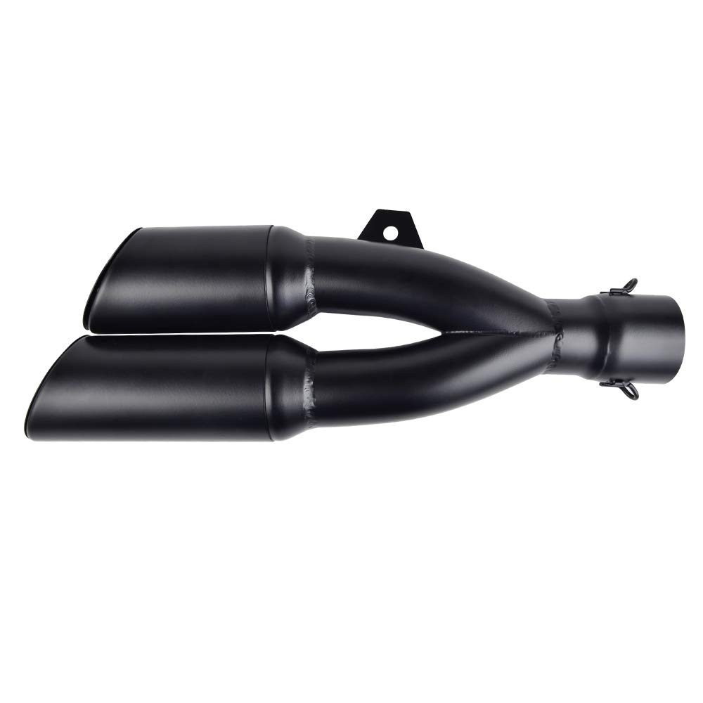 universale 38-51mm Slip On Dual Silenziatore di scarico Tubo di scarico marmitta con DB rimovibile Killer per moto Scooter Street Dirt Bike ATV