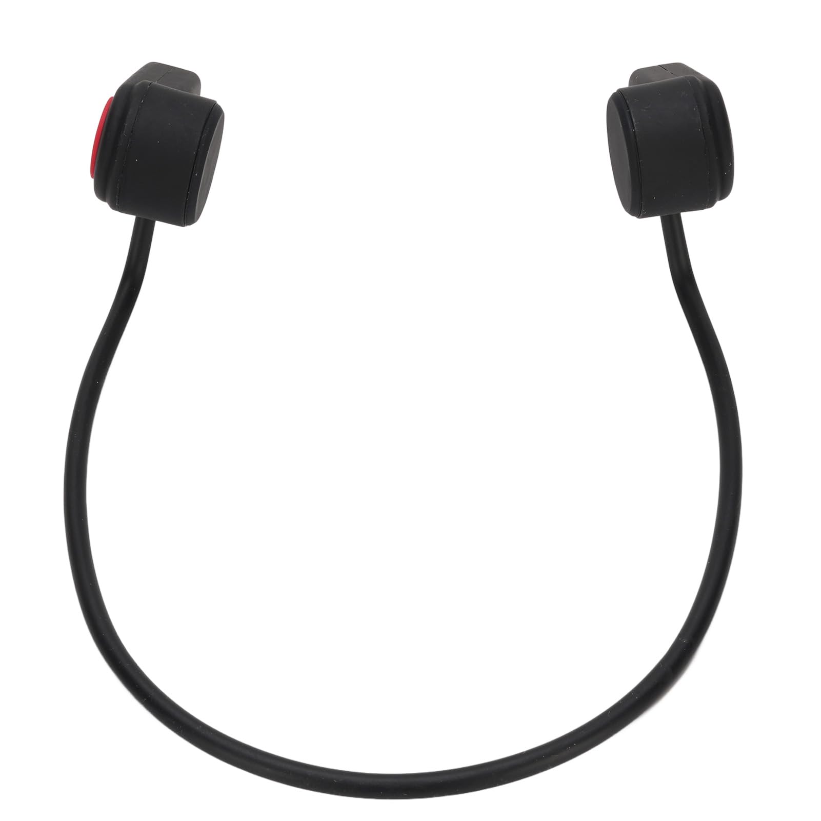 LAISANIM Bone Conduction Headphone IPX8 Wireless MP3 Player with 16G Storage for Swimming Running and Fitness (Black Red)