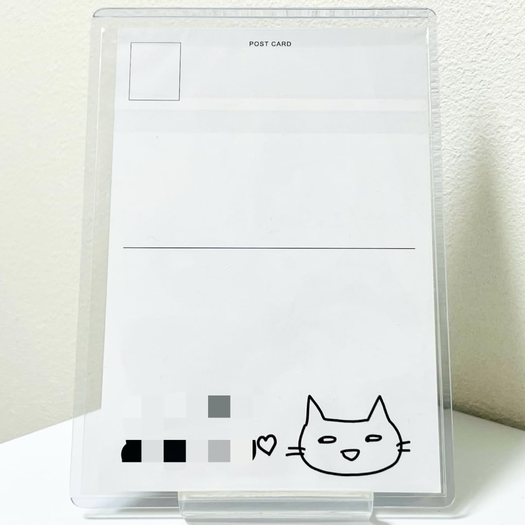 藍沢エマ 箔押しポストカード 4種 藍沢エマ 2周年記念2023 箔押し