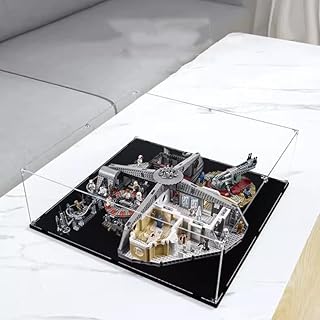 Clear Acrylic Display Case for Lego 75222 City in The Clouds, Dustproof Display Case Compatible with Lego 75222 (Lego Model Not Included) 3mm,60x60x20cm