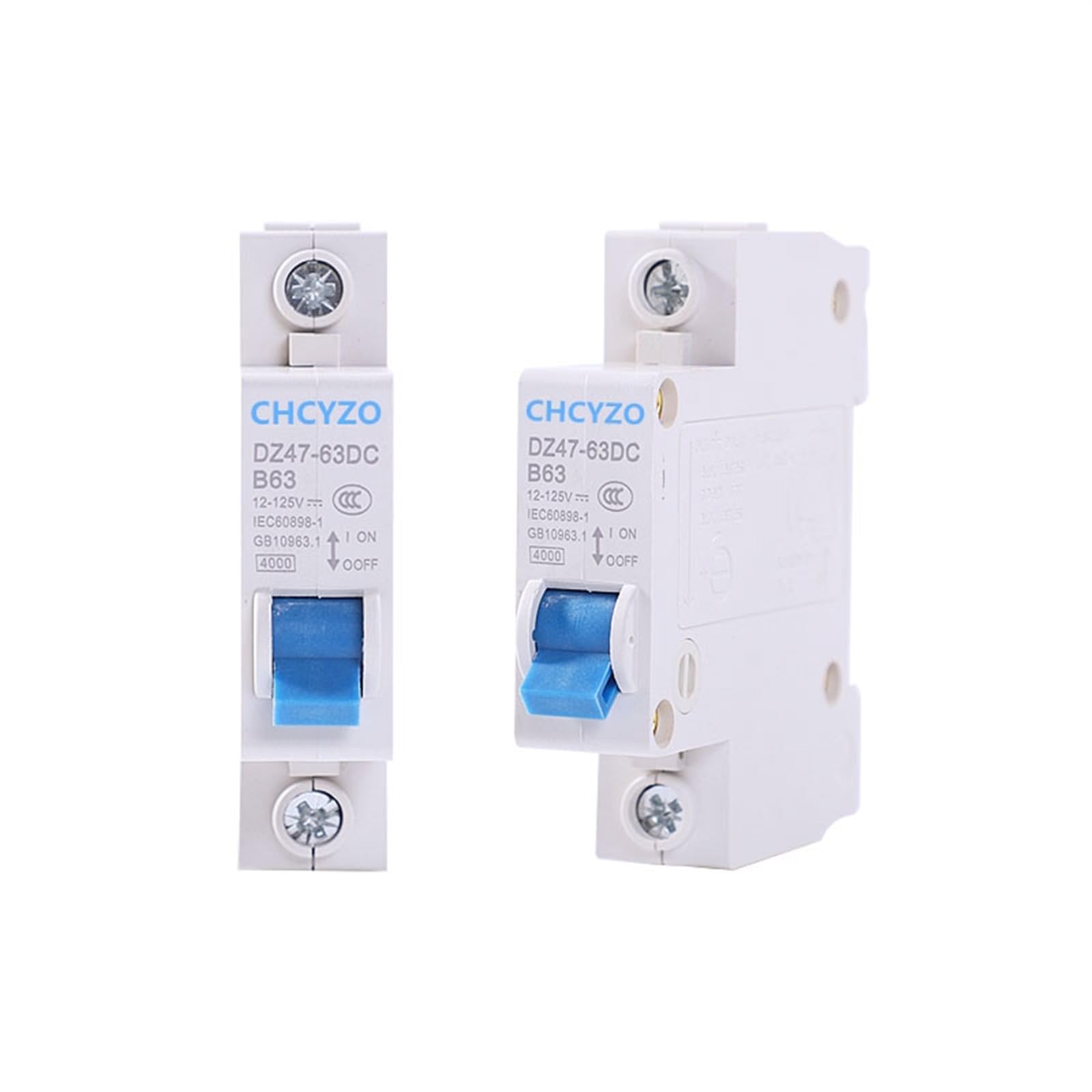 Lhnbgtuiw 1P Circuit Breaker 3A-125A Dc Electric Car Battery Pv Protection Switch 12V-125V Protector(25V)